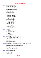 Bài Tập Toán 9 Tuần 8 Và 9 Có Lời Giải Chi Tiết