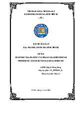 Phân Tích Vai Trò Bảo Hiểm với Nền Kinh Tế Xã Hội Việt Nam | Bài thảo luận tài chính tiền tệ