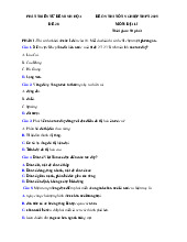 Đề thi thử tốt nghiệp THPT 2025 môn Địa lí bám sát đề minh họa - Đề 28