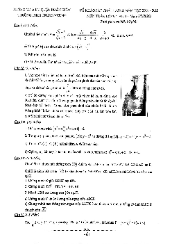 Đề khảo sát Toán 9 lần 4 năm 2019 – 2020 trường THCS Trưng Vương – Hà Nội