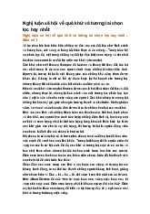 Nghị luận xã hội về quá khứ và tương lai chọn lọc hay nhất