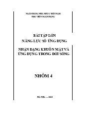 Nhận Dạng Khuôn Mặt Và Ứng Dụng Trong Đời Sống | Năng Lực Số Ứng Dụng