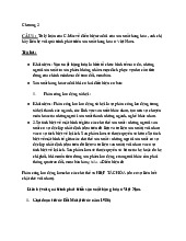 Chương 2: Phân Tích Lý Luận C.Mác Về Sản Xuất Hàng Hóa Tại Việt Nam môn Kinh tế chính trị | Trường đại học Mở Hà Nội