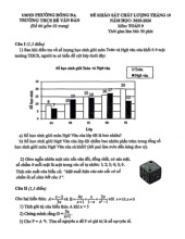 Đề khảo sát Toán 9 tháng 10 năm 2025 trường THCS Bế Văn Đàn – Hà Nội