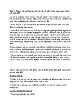 Bài tập tuần 12+13+14 môn Kinh tế chính trị   | Học viện Nông nghiệp Việt Nam