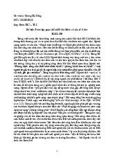 Bài luận Tư tưởng Hồ Chí Minh -  Trình bày quan điểm Hồ Chí Minh về vấn đề Y đức