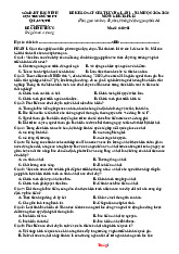Đề Thi Thử Tốt Nghiệp THPT 2026 Kinh Tế Pháp Luật Liên Trường Bắc Ninh Lần 1 Có Đáp Án