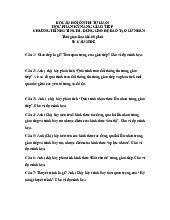 Câu hỏi ôn thi môn Kỹ năng giao tiếp | Trường đại học kinh doanh và công nghệ Hà Nội