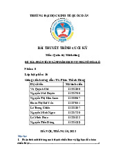 Bài Thuyết Trình Cuối Kỳ Về Phân Tích Sản Phẩm Dịch Vụ Nhà Tù Hỏa Lò | Môn Quản trị marketing - Đại học Kinh Tế Quốc Dân