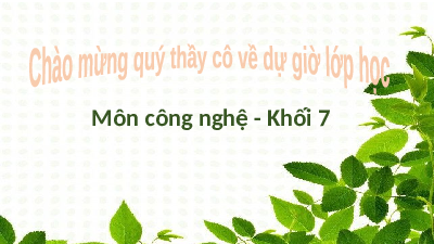 Giáo án điện từ Công nghệ 7 Bài 3 Cánh Diều: Nhân giống cây trồng