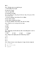 Đề cương môn Tin học đại cương - trường đại học Kiến trúc.