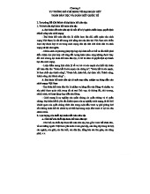 Chương 5 - Tư Tưởng Hồ Chí Minh Về Đại Đoàn Kết Dân Tộc và Quốc Tế