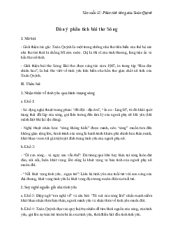 Phân tích bài thơ Sóng của Xuân Quỳnh hay chọn lọc | Văn mẫu lớp 12