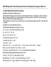 Bất đẳng thức Bunhiacopxki kèm bài tập áp dụng có đáp án | Toán Lớp 10