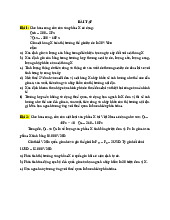 Bài tập Môn Kinh tế quốc tế | Đại học Quy Nhơn