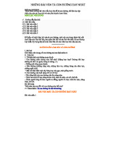 BÀI VĂN MẪU TẢ CON ĐƯỜNG: NHỮNG GỢI Ý HAY NHẤT CHO HỌC SINH