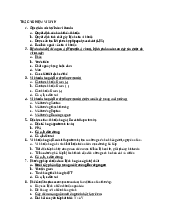 Tổng hợp Câu hỏi trắc nghiệm vi sinh (Có đáp án) |  Đại học Duy Tân