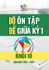 Bộ đề ôn tập giữa học kỳ 1 môn Toán 10 Cánh Diều năm học 2025 – 2026