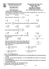 Đề giữa học kỳ 1 Toán 7 năm 2024 – 2025 trường THCS Giảng Võ – Hà Nội
