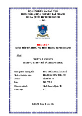 Dịch vụ cho thuê sách Nowbook | Tiểu Luận Giao Tiếp Đa Phương Tiện Trong Kinh Doanh