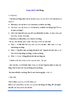 Soạn bài: Sao băng Ngữ Văn 8 | Cánh diều