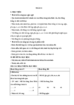 Giáo án buổi 2 Tiếng Việt học kì 2 - Tuần 5 | Cánh diều