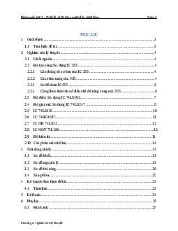 Báo cáo thiết kế và thi công mạch đèn giao thông sử dụng công nghệ IC-SO | Trường Cao đẳng Công nghệ Tây Nguyên