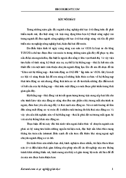 Khảo sát hệ thống nạp - thải trên động cơ 1NZ-FE