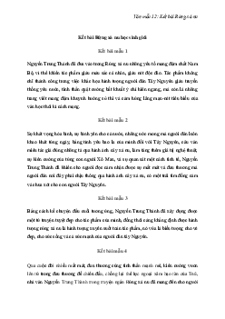 TOP 60 mẫu kết bài về tác phẩm Rừng xà nu hay nhất | Văn mẫu 12