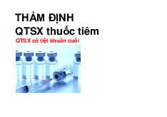 Thẩm Định Quy Trình Tiệt Khuẩn Thuốc Tiêm môn Kỹ thuật xử lý mẫu | Trường Đại Học Y Dược Thái Bình