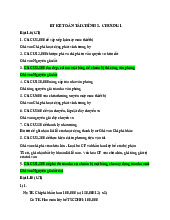 Bài tập KTTC2 - Giải đáp cho các vấn đề kế toán tài chính