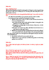 Đề cương ôn tập Môn Triết học Mác-Lênin | Đại học Sư Phạm Hà Nội