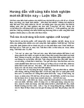 Hướng dẫn viết sáng kiến kinh nghiệm mới nhất hiện nay -Luận Văn 2S