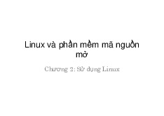 Chương 2: Sử dụng Linux | Đại học Kinh tế Kỹ thuật Công nghiệp