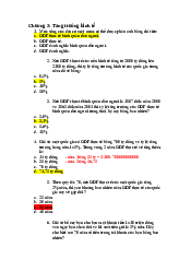 Bài tập Chương 3: Tăng trưởng kinh tế môn Kinh tế vĩ mô | Học viện Chính sách và Phát triển