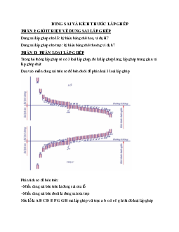 Lý thuyết môn học Dung sai và kích thước lắp ghép