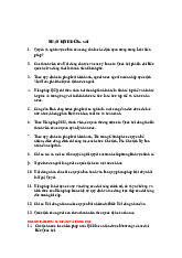 Đề cương ôn thi môn Luật hiến pháp | Đại học Nội Vụ Hà Nội