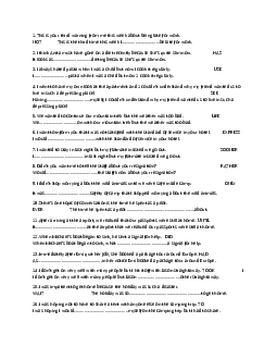 Sentence transformation practice test without key (2 pages)