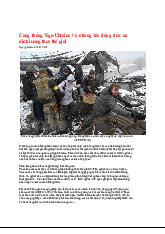 Căng thẳng Nga-Ukraine và Tác động đến An ninh Lương thực Toàn cầu | Kinh tế vĩ mô | Trường Đại học kinh tế Thành Phố Hồ Chí Minh