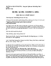 Tài liệu sưu  tầm. Case study - disney