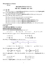 Đề cương Toán 10 học kì 2 năm 2024 – 2025 trường THPT chuyên Bảo Lộc – Lâm Đồng