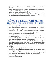 Lý thuyết về công ty TNHH | Trường Đại học Luật - Đại học Quốc gia Hà Nội