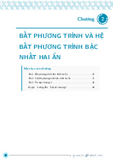 Chuyên đề Toán 10 chương bất phương trình và hệ bất phương trình bậc nhất hai ẩn