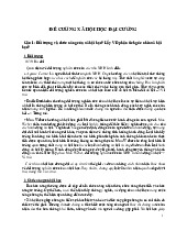 Đề cương xã hội học đại cương năm học 2025-2026  - trường đại học Khoa học xã hội và nhân văn – Đại học quốc gia Hà Nội.