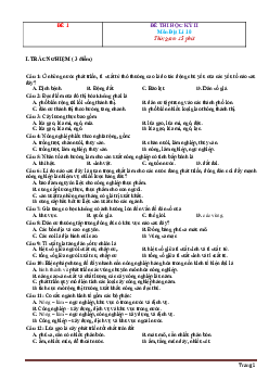 TOP 10 Đề thi Học Kỳ 2 Địa Lí lớp 10 và lời giải (có đáp án)