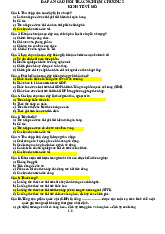 Đáp án câu hỏi Trắc nghiệm Chương 2 môn Kinh tế vĩ mô | Trường Đại học Kinh Tế Quốc Dân