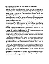 TOP 19 câu hỏi tự luận ôn tập môn Quản trị  Logistics | Trường Đại học Phenikaa