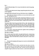 Đề cương Môn Luật hành chính | Đại học Công Đoàn