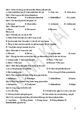 Trắc nghiệm ôn tập dược liệu | Đại học Nguyễn Tất Thành