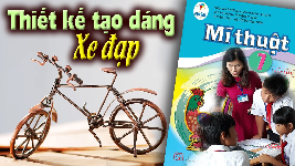 Giáo án điện tử Mĩ Thuật 7 Bài 15 Cánh diều: Thiết kế tạo dáng xe đạp